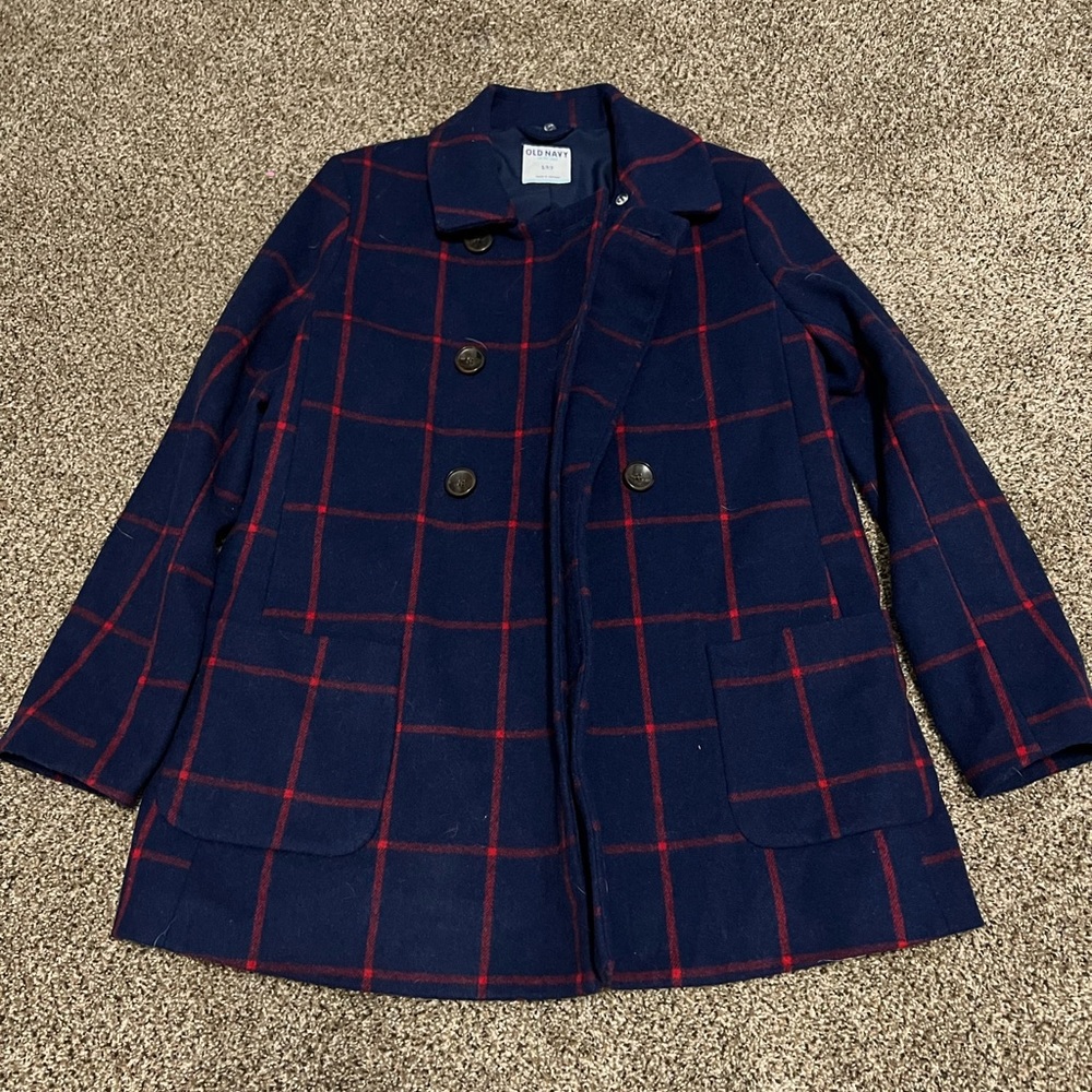 Old Navy Plaid Jacket. Size small.